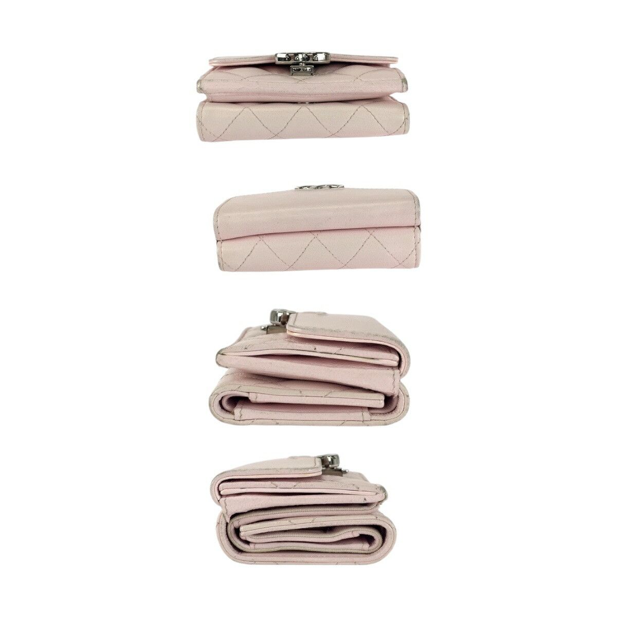 Chanel Chanel Chanel Matelasse Leather Compact Wallet Leather Short Wallet DUTY FREE for USA Size ONE SIZE - 8 Thumbnail