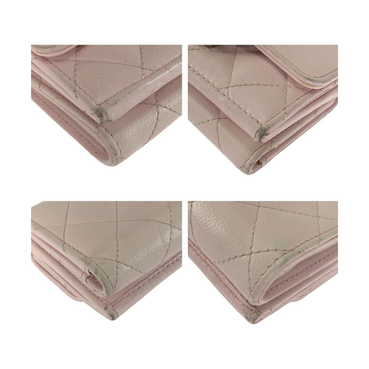 Chanel Chanel Chanel Matelasse Leather Compact Wallet Leather Short Wallet DUTY FREE for USA Size ONE SIZE - 3 Thumbnail