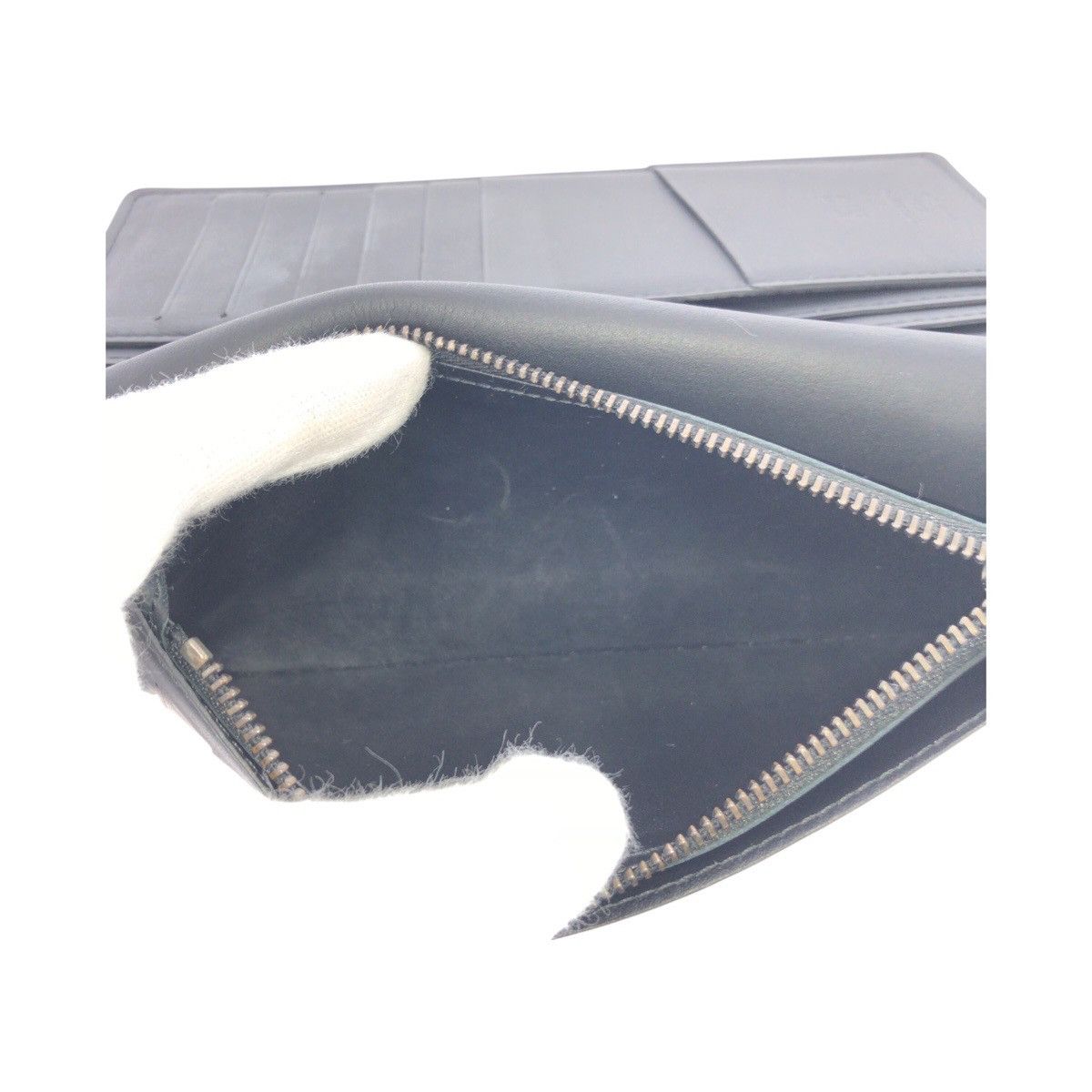 Louis Vuitton Louis Vuitton Louis Vuitton Portefeuille Brazza Damier Infini Long Wallet Textile Long Wallet N63010 DUTY FREE for USA Size ONE SIZE - 8 Thumbnail