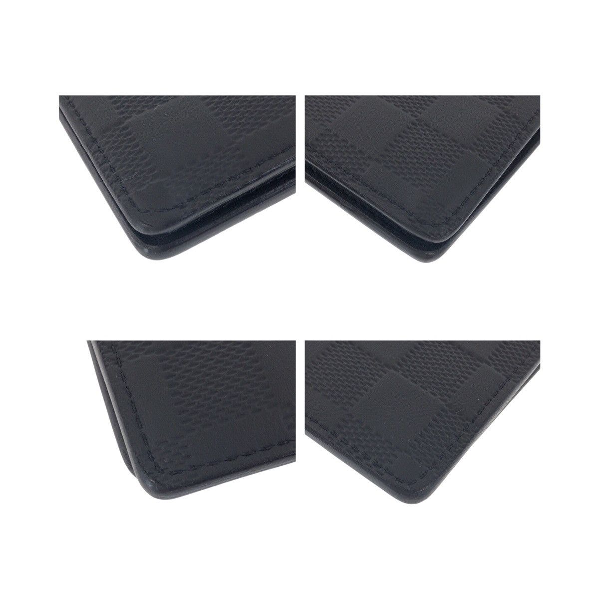 Louis Vuitton Louis Vuitton Louis Vuitton Portefeuille Brazza Damier Infini Long Wallet Textile Long Wallet N63010 DUTY FREE for USA Size ONE SIZE - 3 Thumbnail