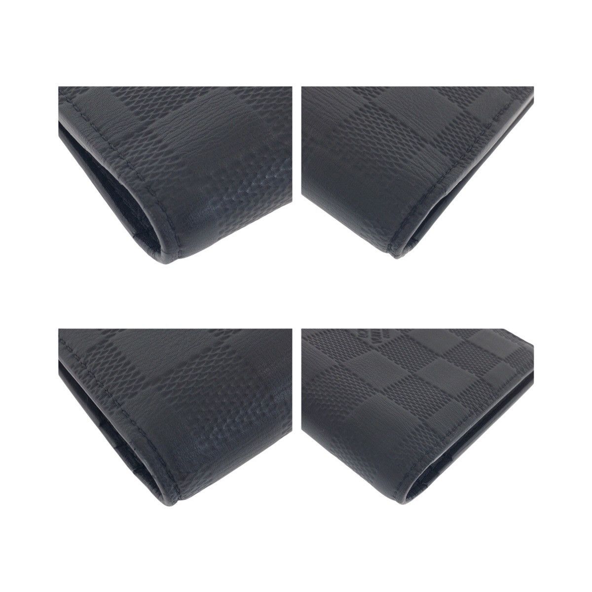 Louis Vuitton Louis Vuitton Louis Vuitton Portefeuille Brazza Damier Infini Long Wallet Textile Long Wallet N63010 DUTY FREE for USA Size ONE SIZE - 4 Thumbnail