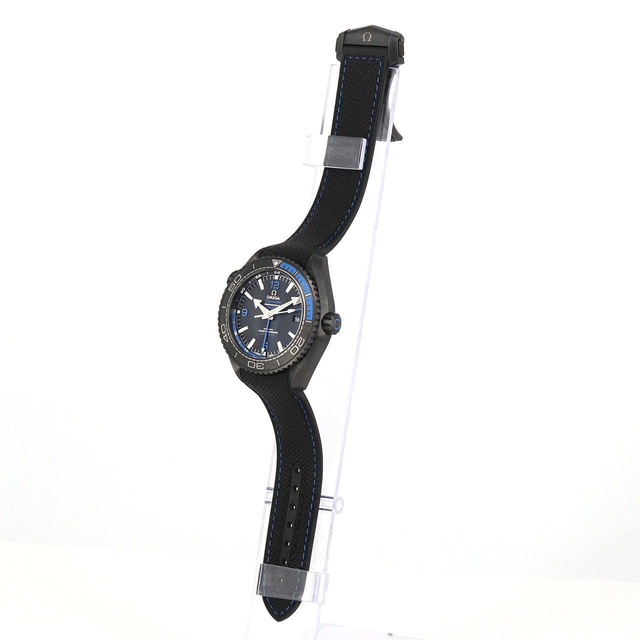 Omega Omega Omega Seamaster Planet Ocean Deep Black GMT Ceramic Automatic Glass / Ceramic Automatic 215.92.46.22.01.002 DUTY FREE for USA Size ONE SIZE - 2 Thumbnail
