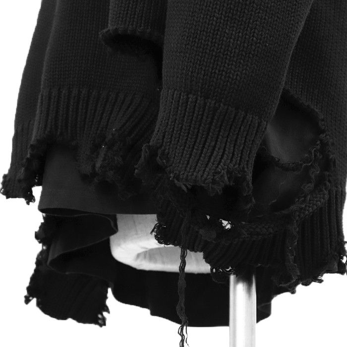 Balenciaga Balenciaga Balenciaga Cotton Knit Hoodie Textile Sweatshirts & Hoodies DUTY FREE for USA Size ONE SIZE - 3 Thumbnail