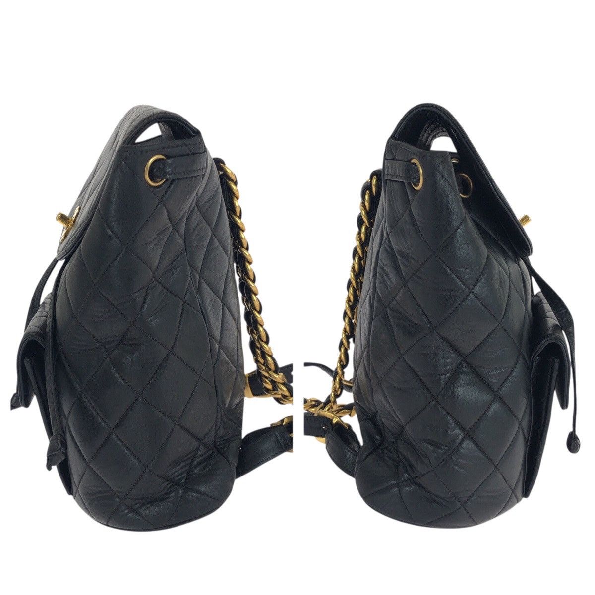 Chanel Chanel CHANEL Matelasse Lambskin Backpack Leather Backpack DUTY FREE for USA Size ONE SIZE - 8 Thumbnail