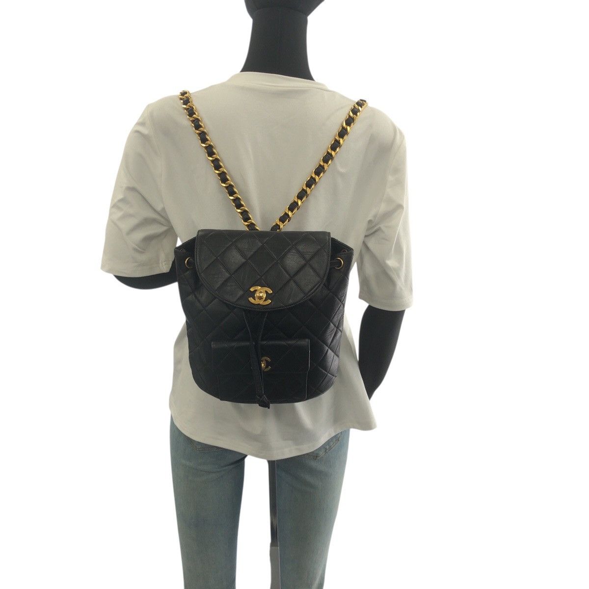 Chanel Chanel CHANEL Matelasse Lambskin Backpack Leather Backpack DUTY FREE for USA Size ONE SIZE - 7 Thumbnail
