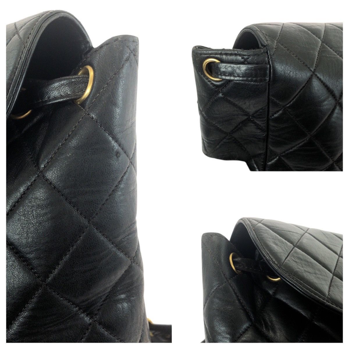 Chanel Chanel CHANEL Matelasse Lambskin Backpack Leather Backpack DUTY FREE for USA Size ONE SIZE - 5 Thumbnail