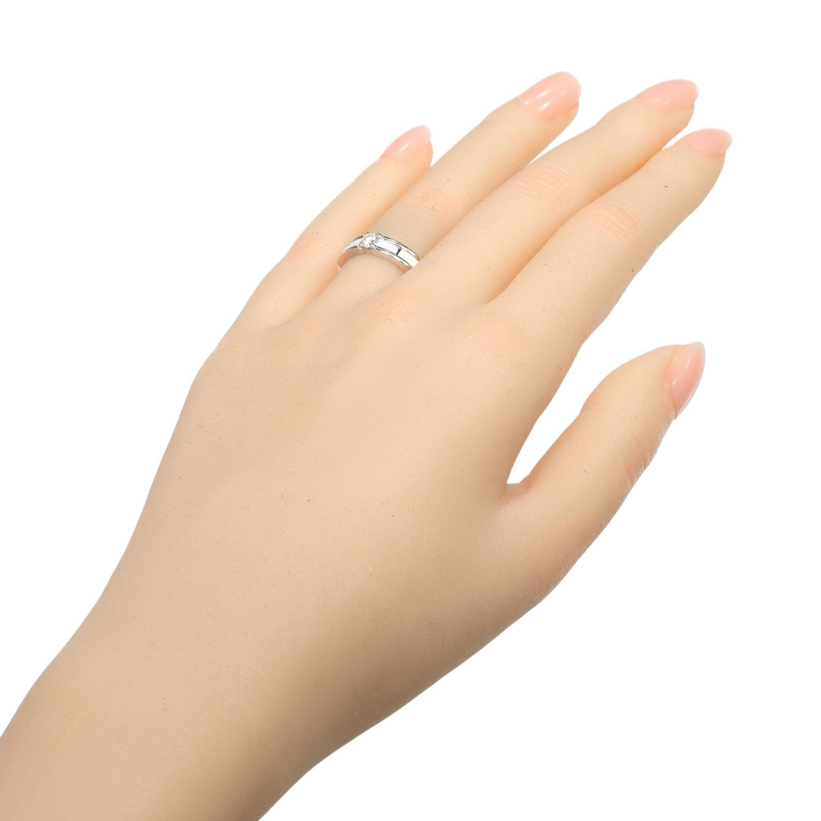 Chanel Chanel Chanel Ultra Small Au750 White Gold Diamond Ceramic Ring Precious Metal Ring DUTY FREE for USA Size ONE SIZE - 2 Thumbnail