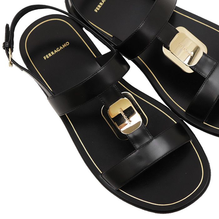 Salvatore Ferragamo Salvatore Ferragamo Salvatore Ferragamo Leather Flat Sandals Leather Shoes DUTY FREE for USA Size ONE SIZE - 15 Thumbnail