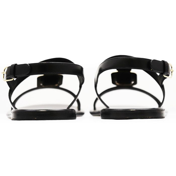 Salvatore Ferragamo Salvatore Ferragamo Salvatore Ferragamo Leather Flat Sandals Leather Shoes DUTY FREE for USA Size ONE SIZE - 6 Thumbnail