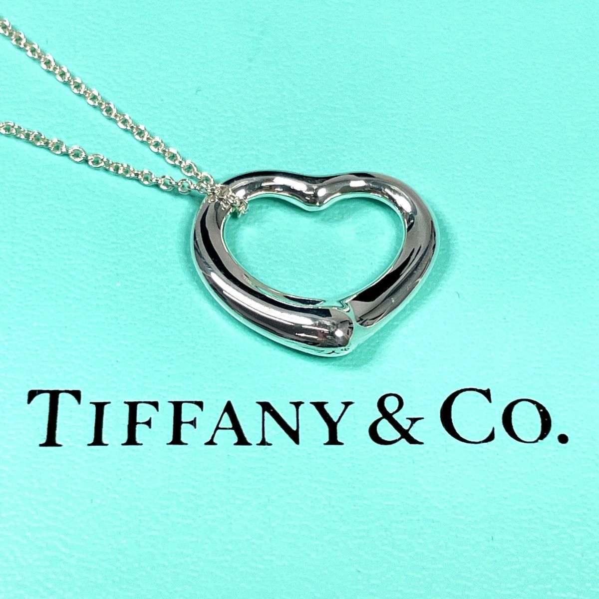 Tiffany & Co. Tiffany & Co. Tiffany&Co. Open Heart Silver925 Necklace Precious Metal Necklace DUTY FREE for USA Size ONE SIZE - 3 Thumbnail