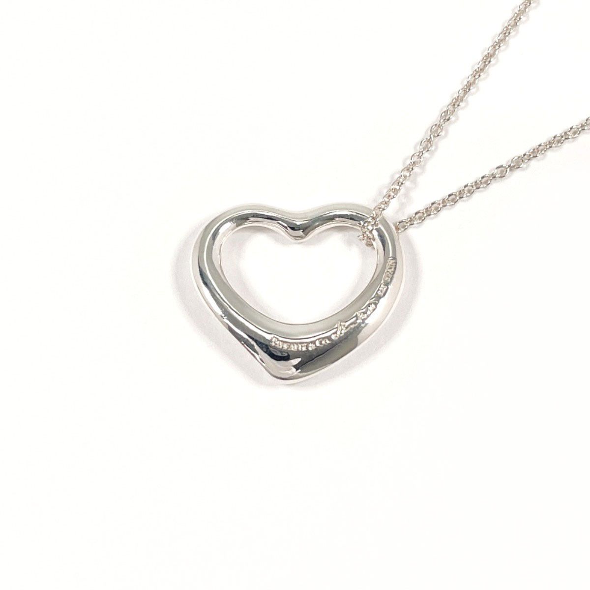 Tiffany & Co. Tiffany & Co. Tiffany&Co. Open Heart Silver925 Necklace Precious Metal Necklace DUTY FREE for USA Size ONE SIZE - 5 Thumbnail