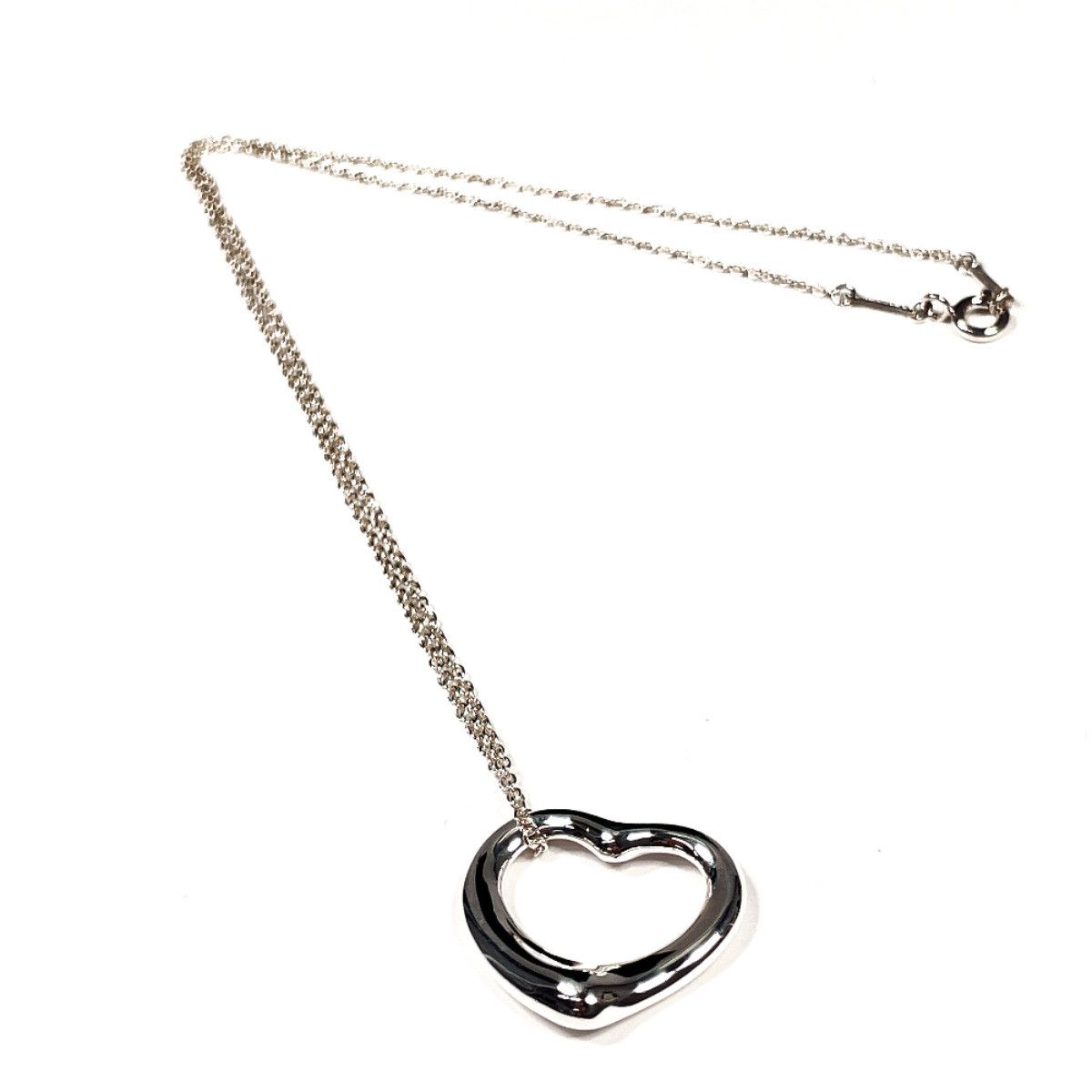 Tiffany & Co. Tiffany & Co. Tiffany&Co. Open Heart Silver925 Necklace Precious Metal Necklace DUTY FREE for USA Size ONE SIZE - 8 Thumbnail