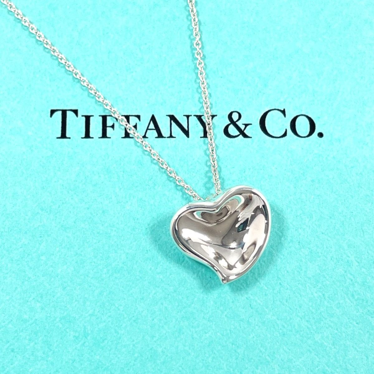 Tiffany & Co. Tiffany & Co. Tiffany & Co. Curved Heart Elsa Peretti Silver 925 Necklace Precious Metal Necklace DUTY FREE for USA Size ONE SIZE - 4 Thumbnail