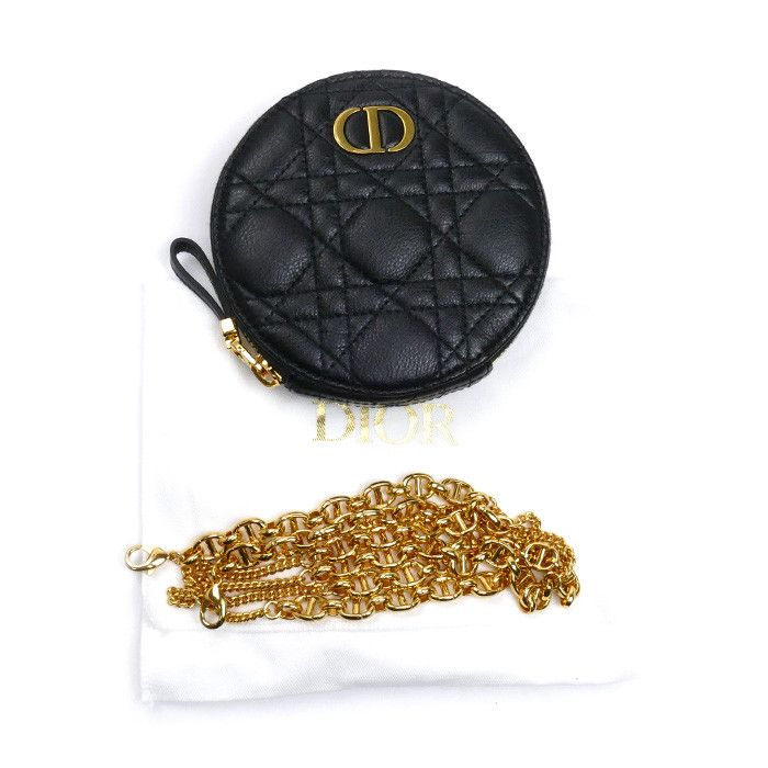 Dior Dior Dior Dior Caro Calfskin Shoulder Bag Leather Shoulder Bag S5092UWHC 900U DUTY FREE for USA Size ONE SIZE - 7 Thumbnail