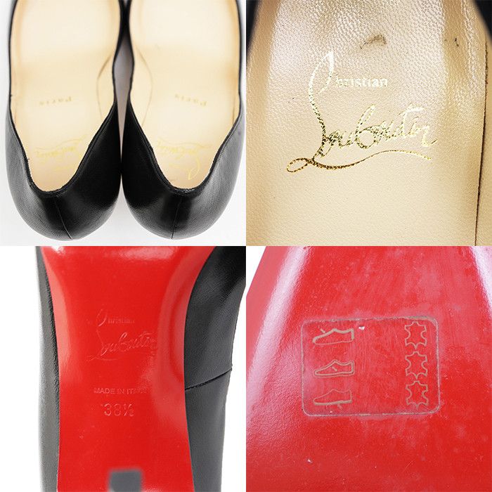 Christian Louboutin Christian Louboutin Christian Louboutin NEW DECOLTISSIMO 100 NAPPA Leather Pumps Leather Shoes NEW DECOLTISSIMO 100 NAPPA DUTY FREE for USA Size ONE SIZE - 10 Thumbnail