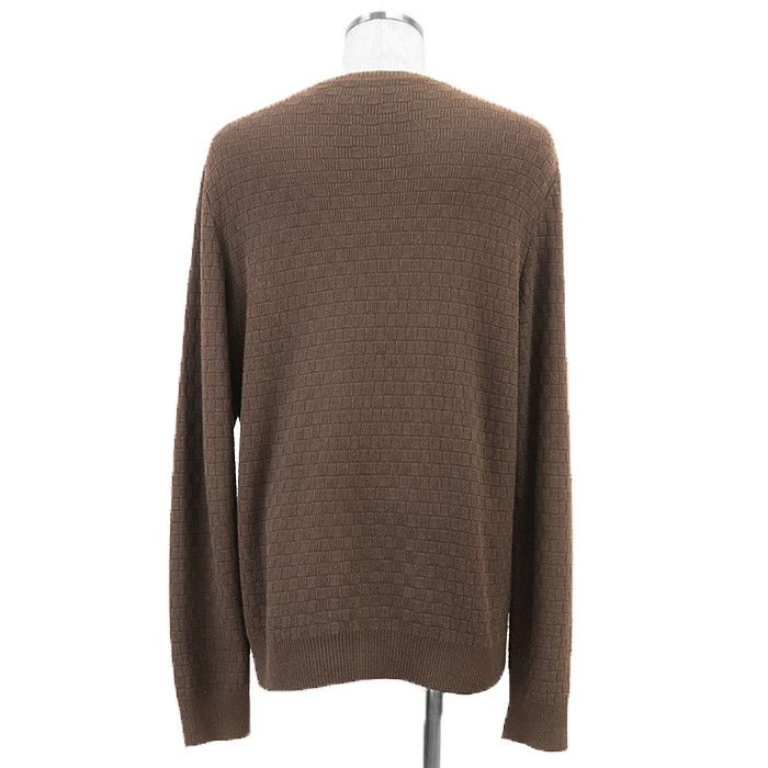 Louis Vuitton Louis Vuitton Louis Vuitton Damier Cotton Wool Knitwear Textile Tops DUTY FREE for USA Size ONE SIZE - 6 Thumbnail