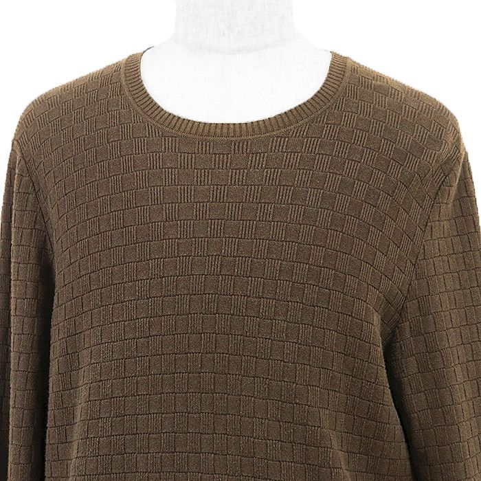Louis Vuitton Louis Vuitton Louis Vuitton Damier Cotton Wool Knitwear Textile Tops DUTY FREE for USA Size ONE SIZE - 2 Thumbnail