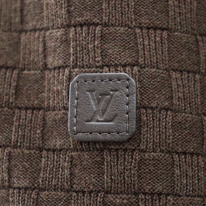 Louis Vuitton Louis Vuitton Louis Vuitton Damier Cotton Wool Knitwear Textile Tops DUTY FREE for USA Size ONE SIZE - 4 Thumbnail