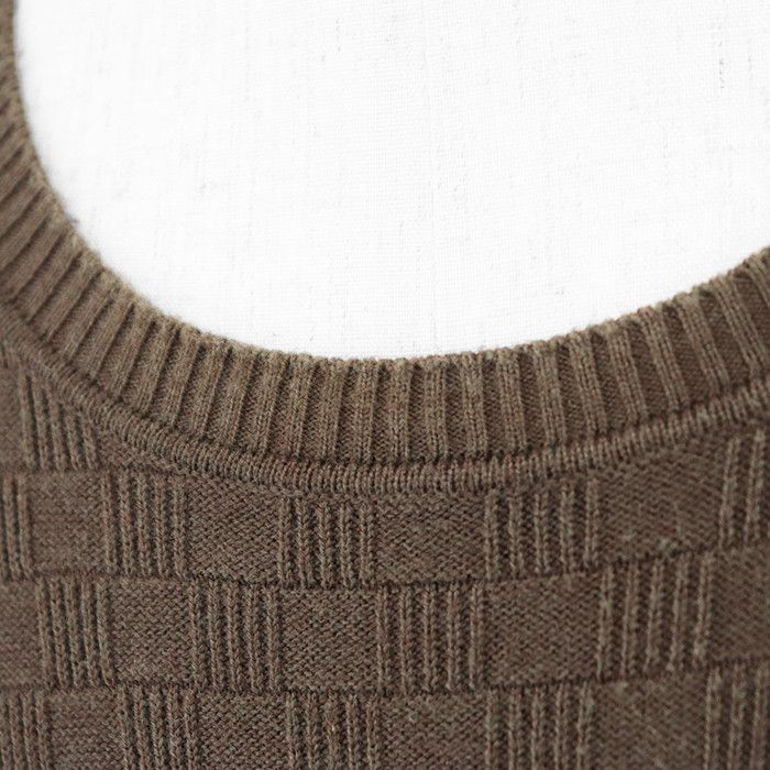 Louis Vuitton Louis Vuitton Louis Vuitton Damier Cotton Wool Knitwear Textile Tops DUTY FREE for USA Size ONE SIZE - 3 Thumbnail