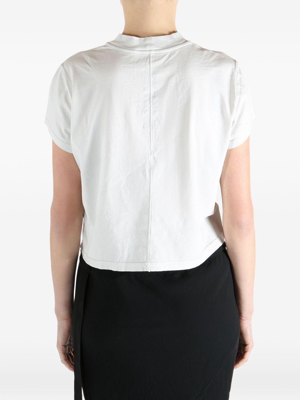 Rick Owens Drkshdw COTTON CROPPED T-SHIRT Size S / US 4 / IT 40 - 5 Thumbnail