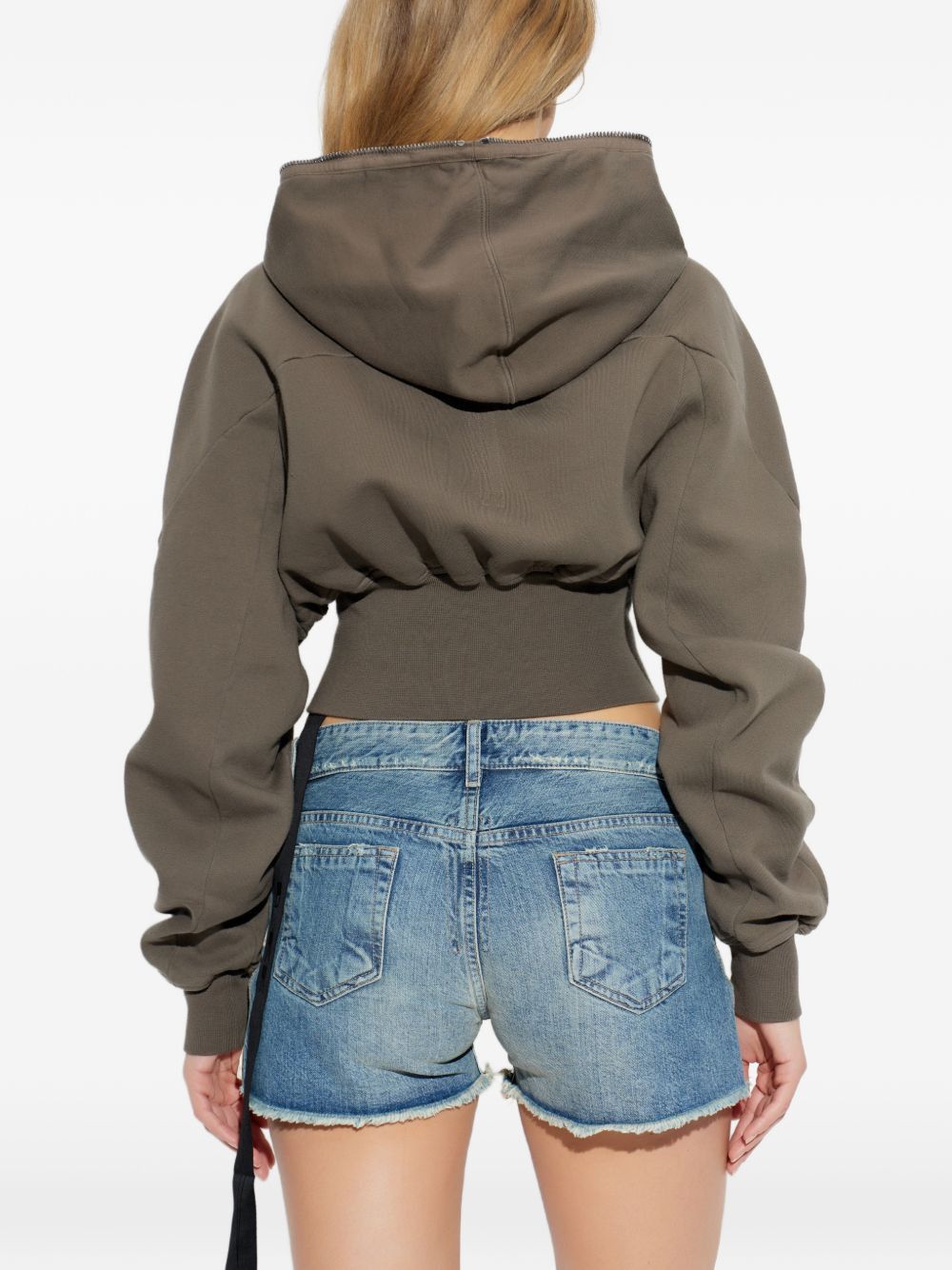 Rick Owens Drkshdw COLLAGE GIMP COTTON HOODIE Size M / US 6-8 / IT 42-44 - 3 Thumbnail