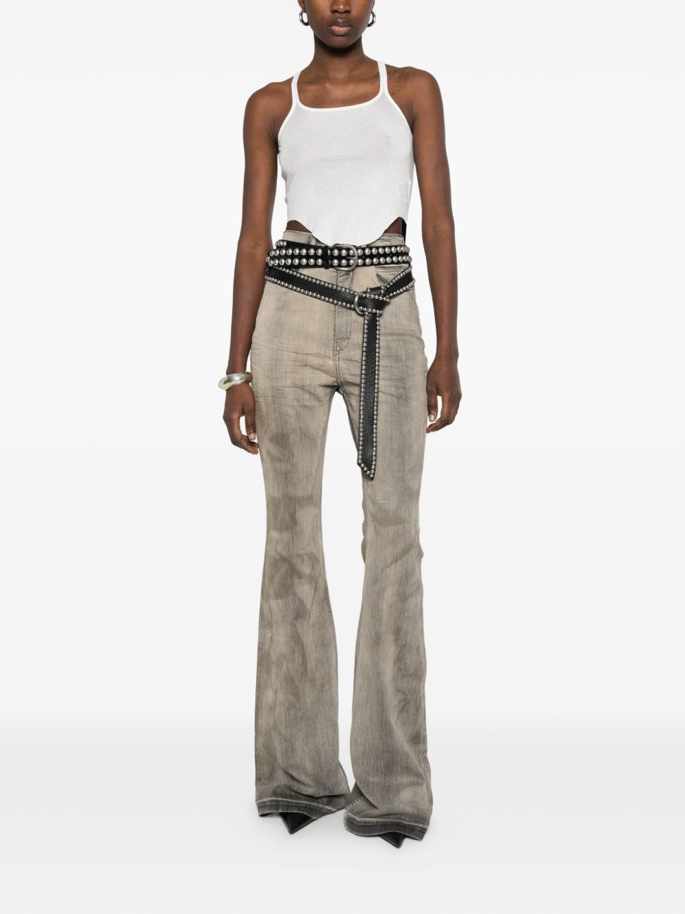 Rick Owens Drkshdw BOOTCUT DENIM JEANS Size 28" / US 6 / IT 42 - 2 Thumbnail