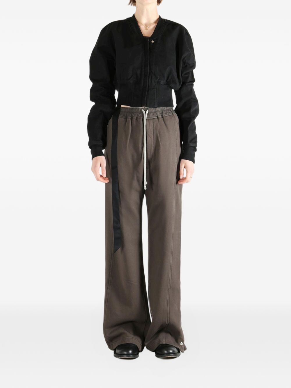 Rick Owens Drkshdw COTTON CROPPED BOMBER JACKET Size M / US 6-8 / IT 42-44 - 5 Thumbnail