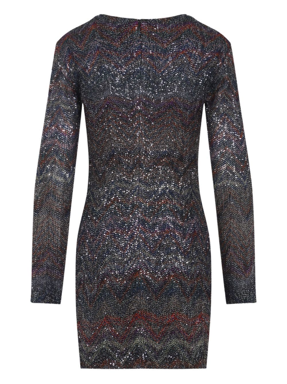 Missoni V-NECKED SHORT DRESS Size S / US 4 / IT 40 - 4 Thumbnail