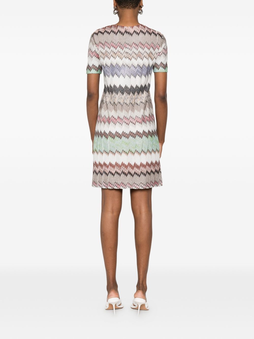 Missoni ZIG ZAG SHORT DRESS Size M / US 6-8 / IT 42-44 - 2 Thumbnail