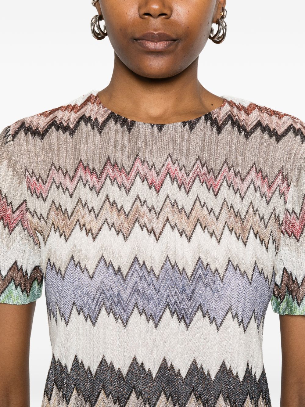 Missoni ZIG ZAG SHORT DRESS Size M / US 6-8 / IT 42-44 - 5 Thumbnail