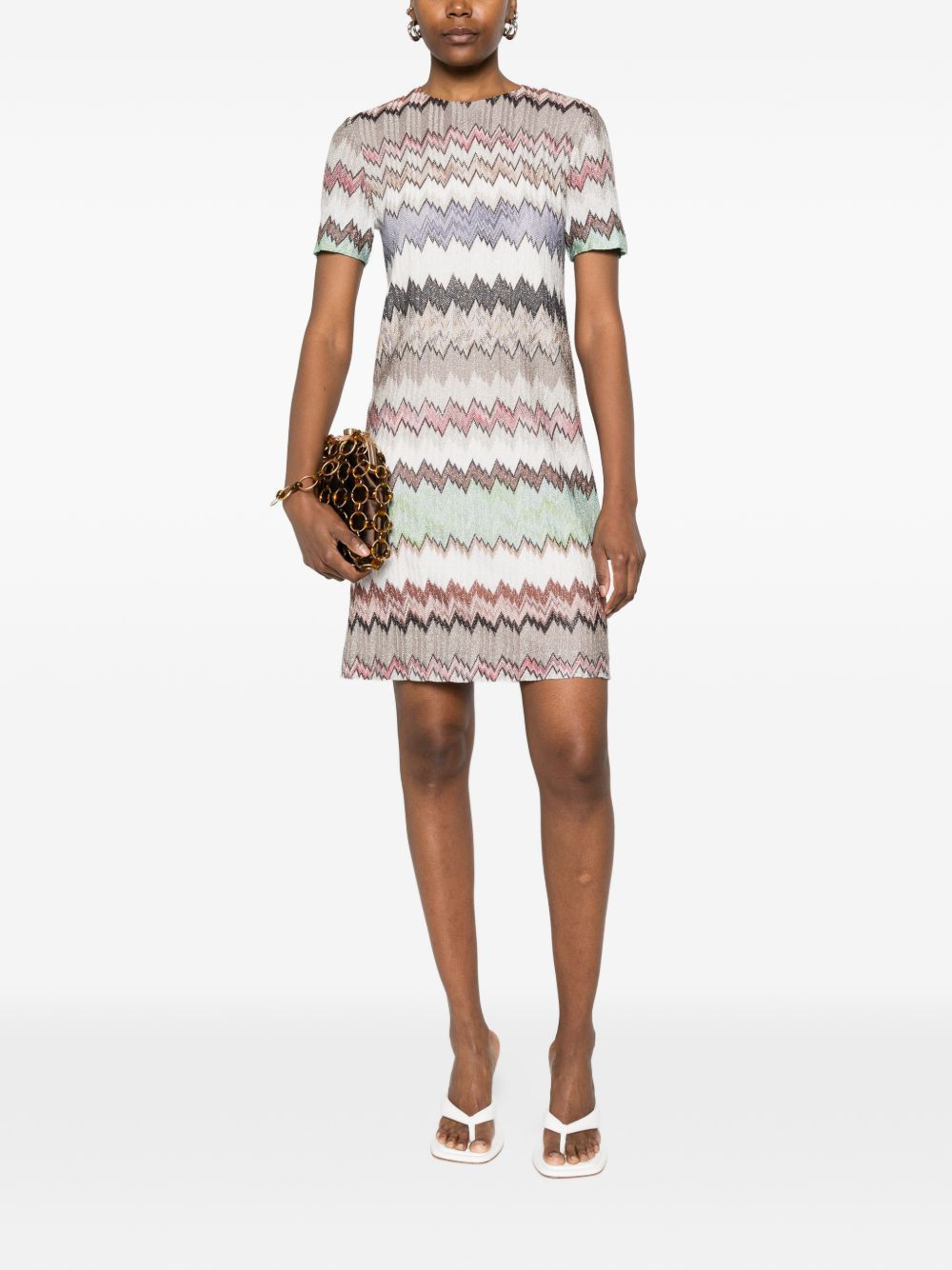Missoni ZIG ZAG SHORT DRESS Size M / US 6-8 / IT 42-44 - 3 Thumbnail