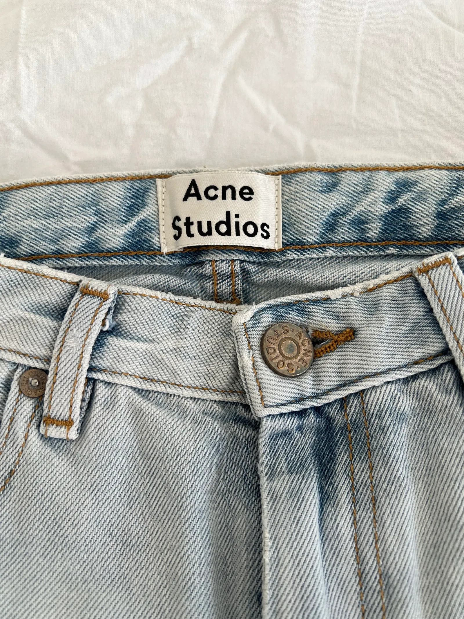 Acne Studios Acne Studios Pop Vint Bleach Jeans Size 32" / US 10 / IT 46 - 4 Thumbnail