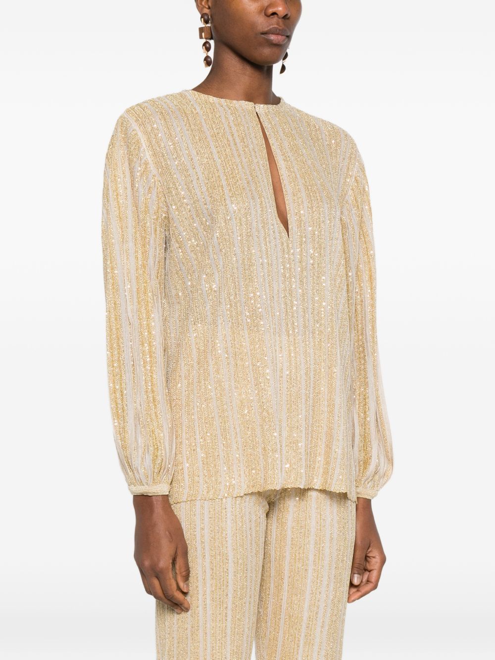 Missoni LONG-SLEEVES BLOUSE Size XS / US 0-2 / IT 36-38 - 2 Thumbnail