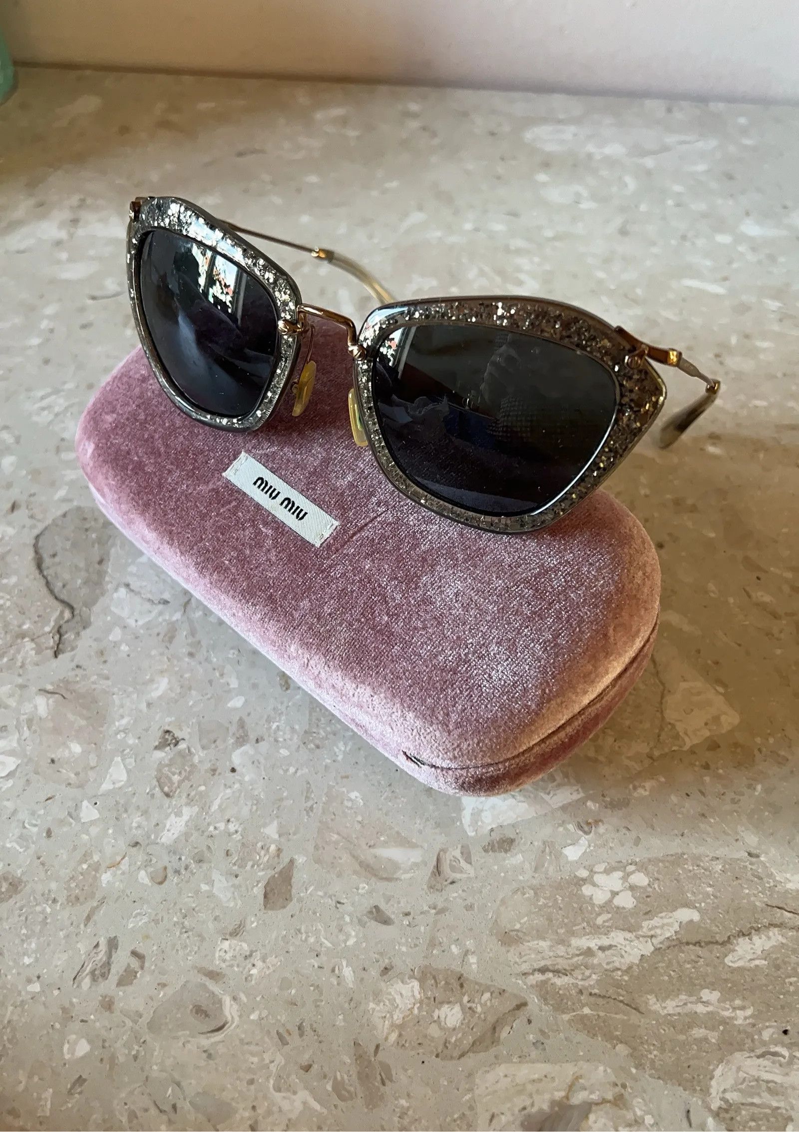 Miu Miu Miu Miu Sunglasses Size ONE SIZE - 2 Thumbnail