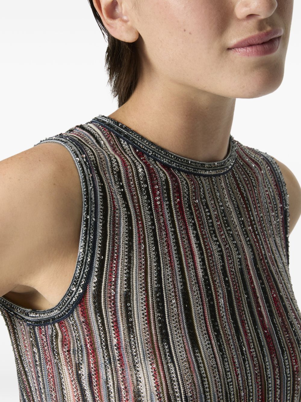 Missoni STRIPED TANK TOP Size M / US 6-8 / IT 42-44 - 2 Thumbnail