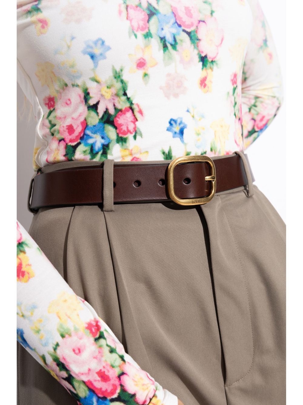 Loewe ROUNDED LEATHER BELT Size ONE SIZE - 4 Thumbnail