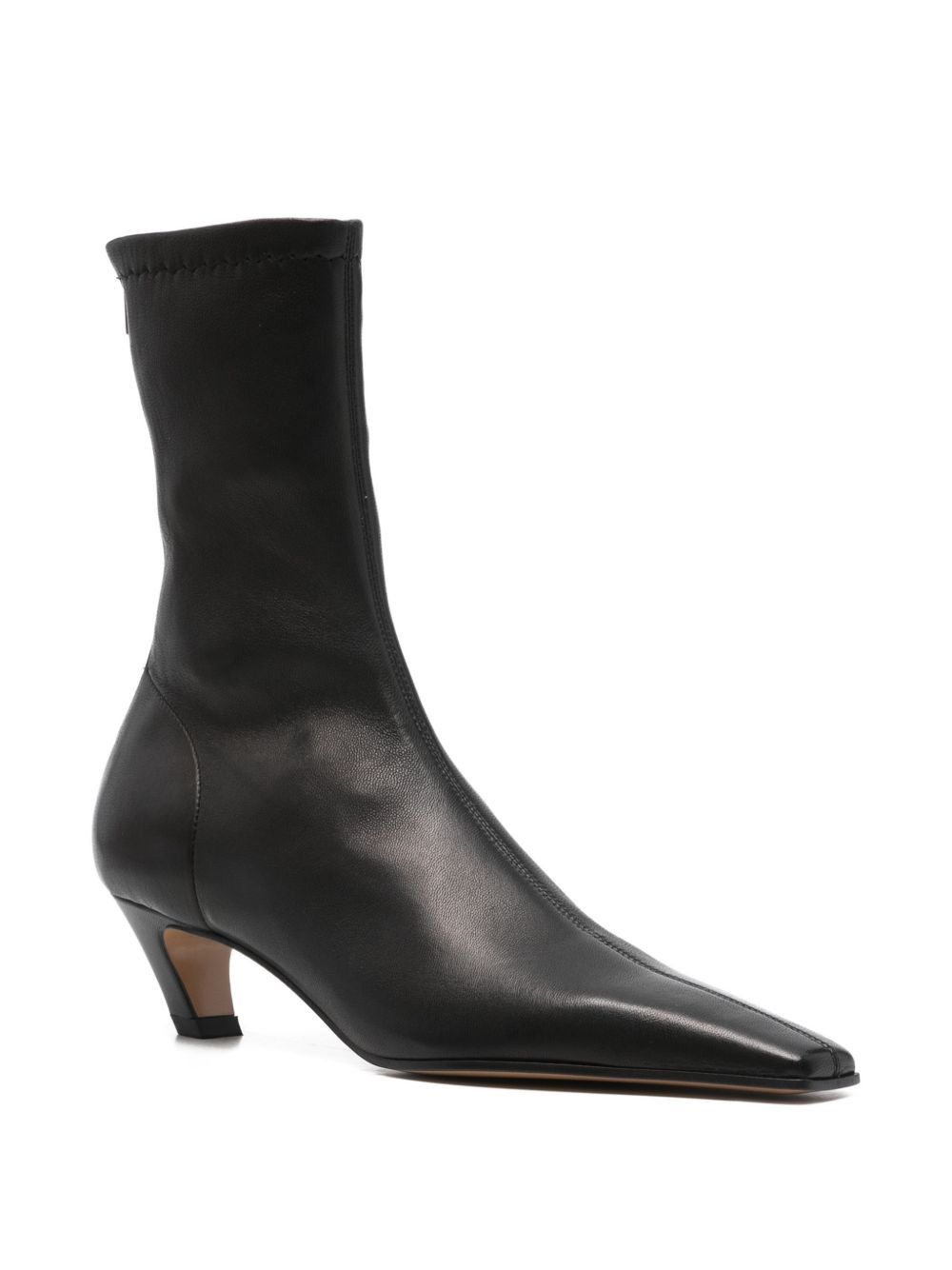 KHAITE ARIZONA LEATHER ANKLE BOOTS Size US 6 / IT 36 - 2 Thumbnail