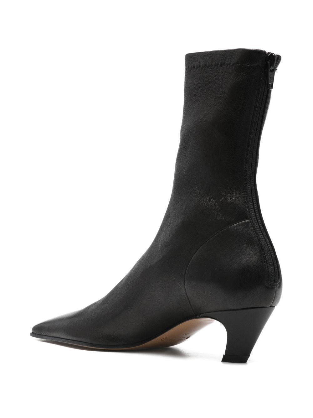 KHAITE ARIZONA LEATHER ANKLE BOOTS Size US 6 / IT 36 - 4 Thumbnail