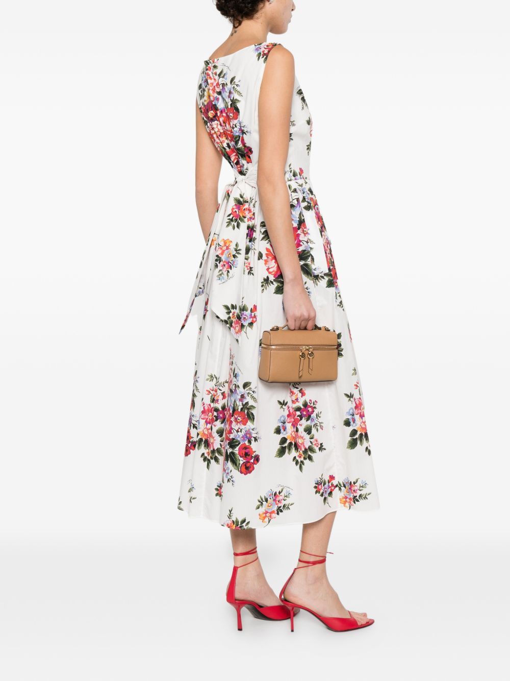 Dolce & Gabbana FLOWER PRINT LONG DRESS Size M / US 6-8 / IT 42-44 - 3 Thumbnail