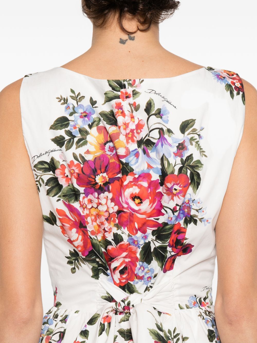 Dolce & Gabbana FLOWER PRINT LONG DRESS Size M / US 6-8 / IT 42-44 - 4 Thumbnail