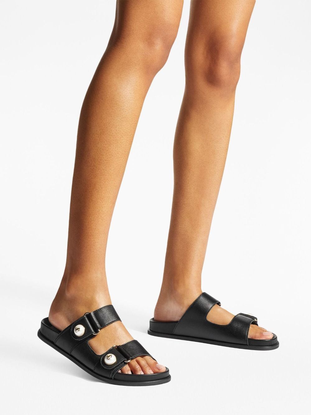 Jimmy Choo FAYENCE LEATHER SANDALS Size US 8 / IT 38 - 2 Thumbnail
