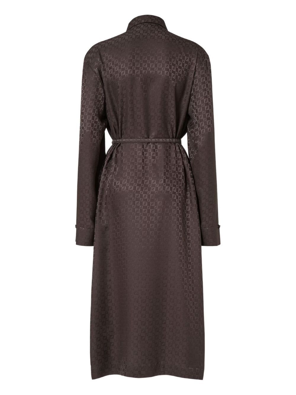Fendi FF JACQUARD SILK MAXI DRESS Size XS / US 0-2 / IT 36-38 - 2 Thumbnail