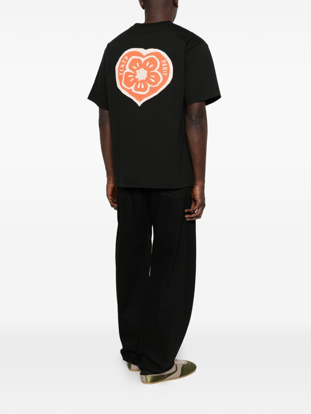 Kenzo BOKE HEART COTTON T-SHIRT Size US L / EU 52-54 / 3 - 5 Thumbnail