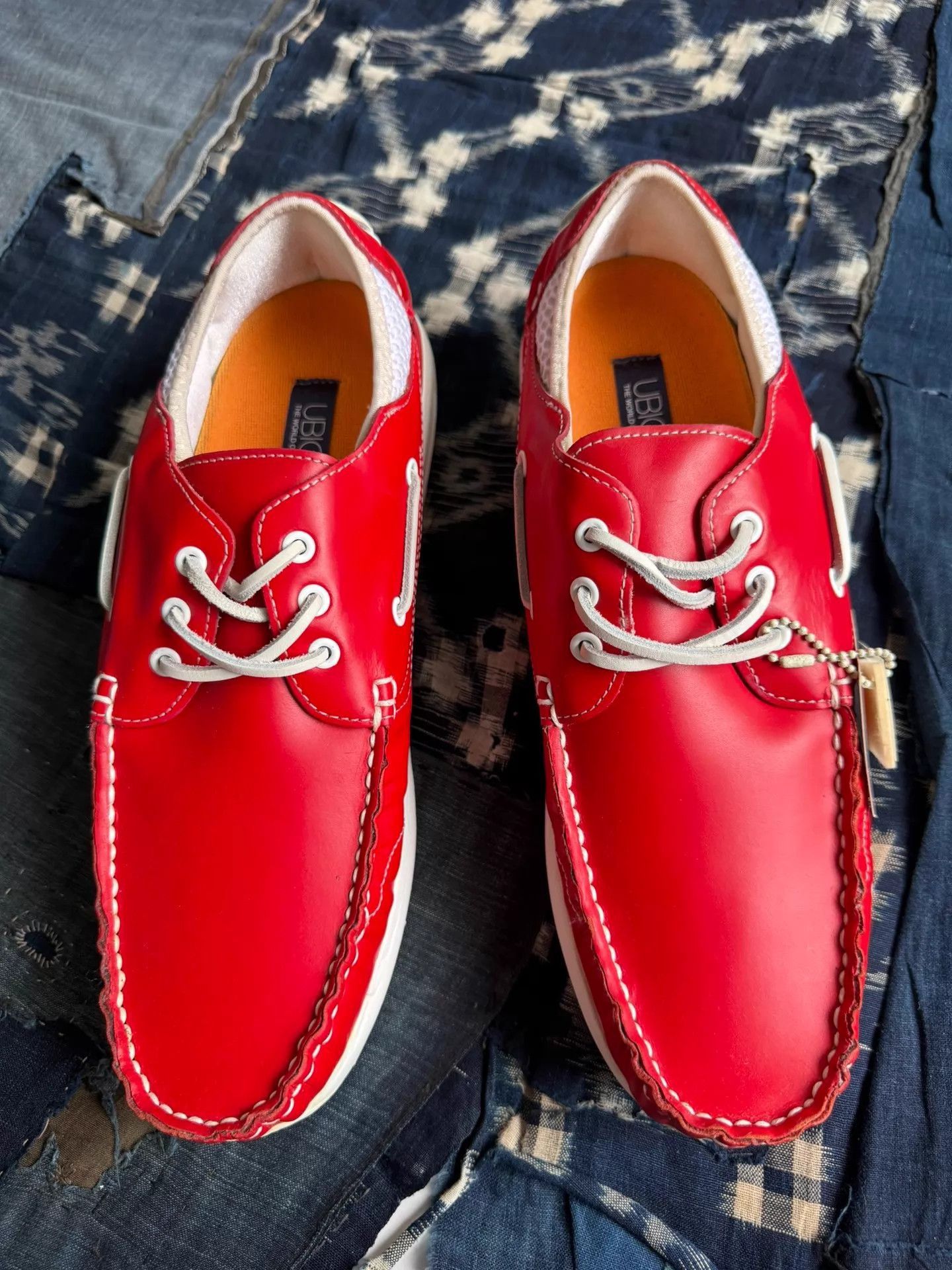 Visvim Red Leather Casual Shoes Size 11 Size US 11 / EU 44 - 5 Thumbnail