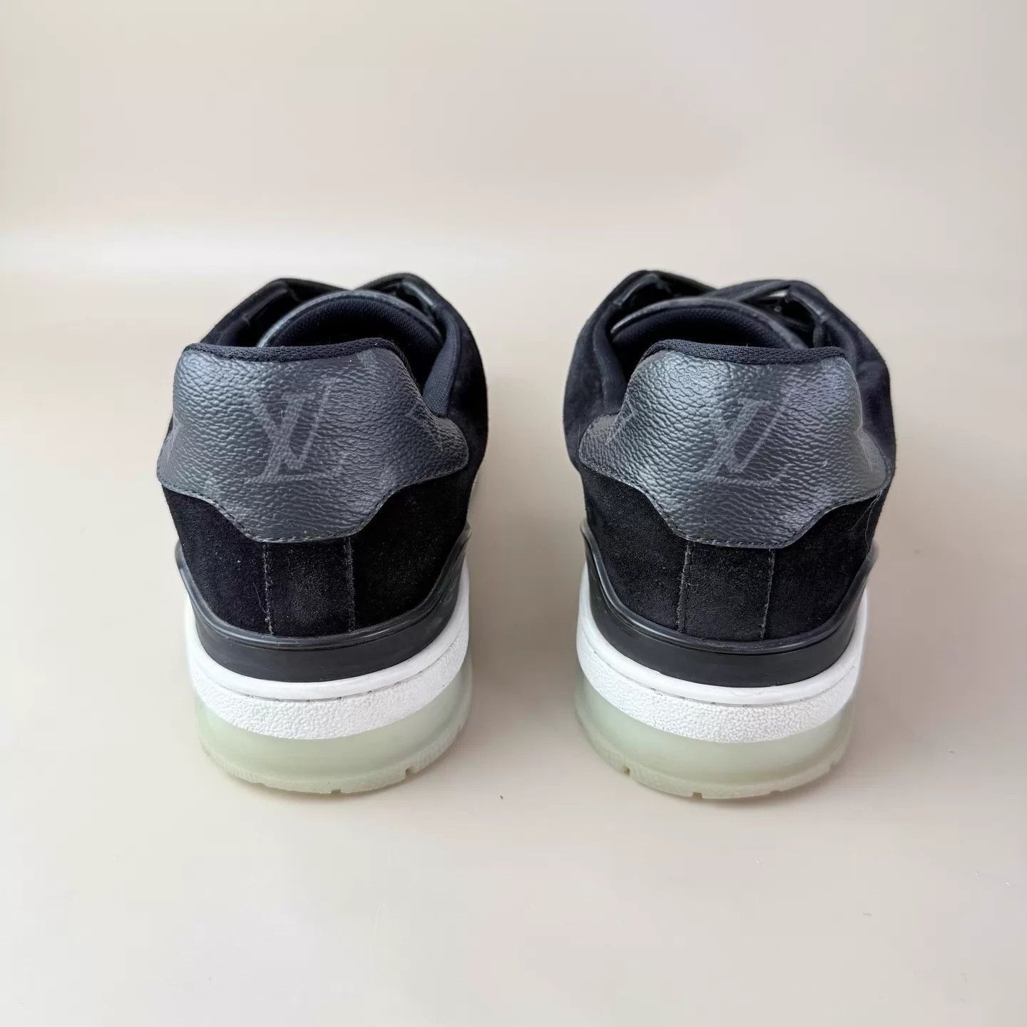 Louis Vuitton Black Low-Top Sneakers Size 8.5 Size US 8.5 / EU 41-42 - 3 Thumbnail