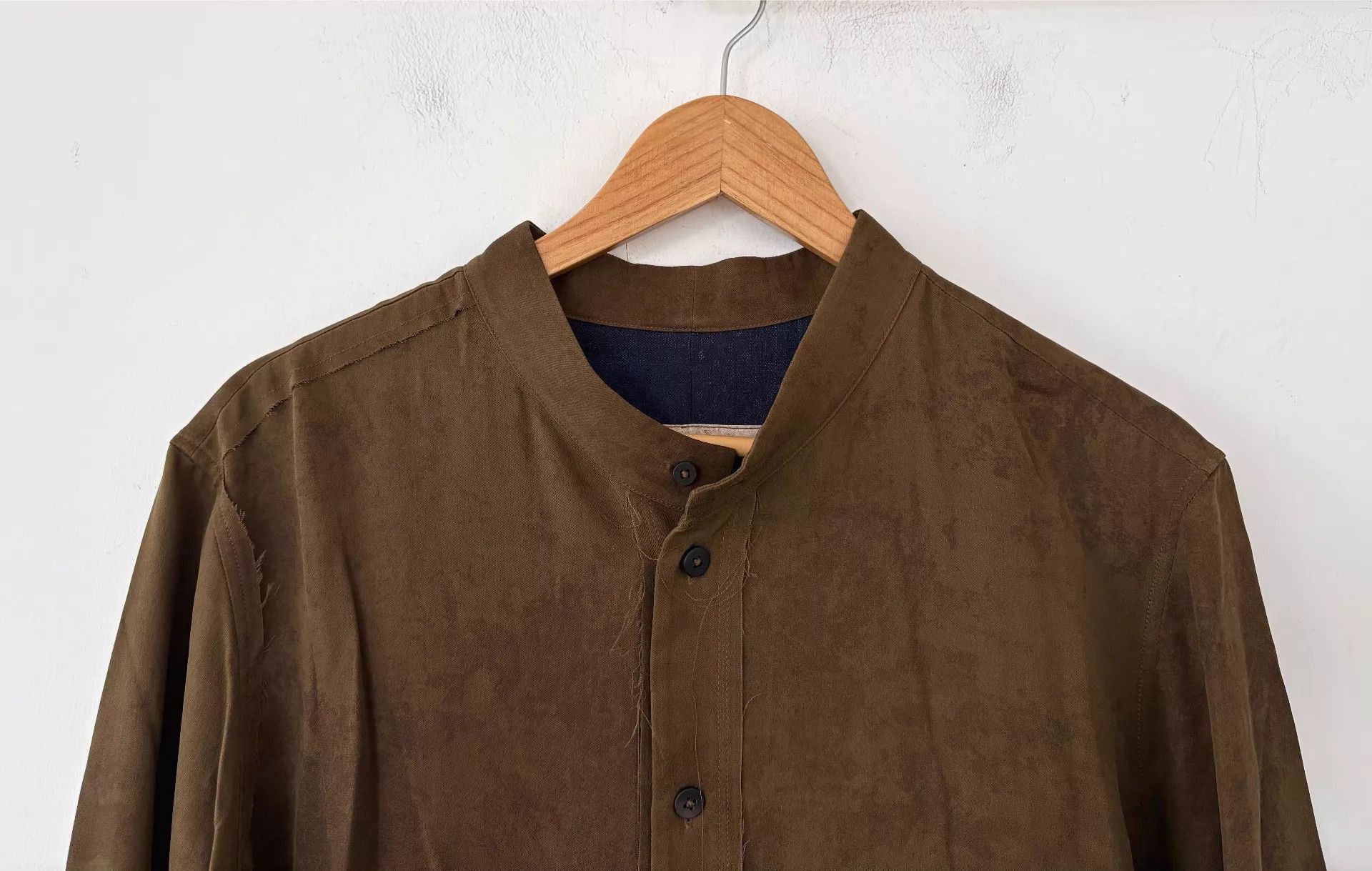 Ziggy Chen Brown Long Sleeve Button-Up Shirt Size M Size US M / EU 48-50 / 2 - 3 Thumbnail