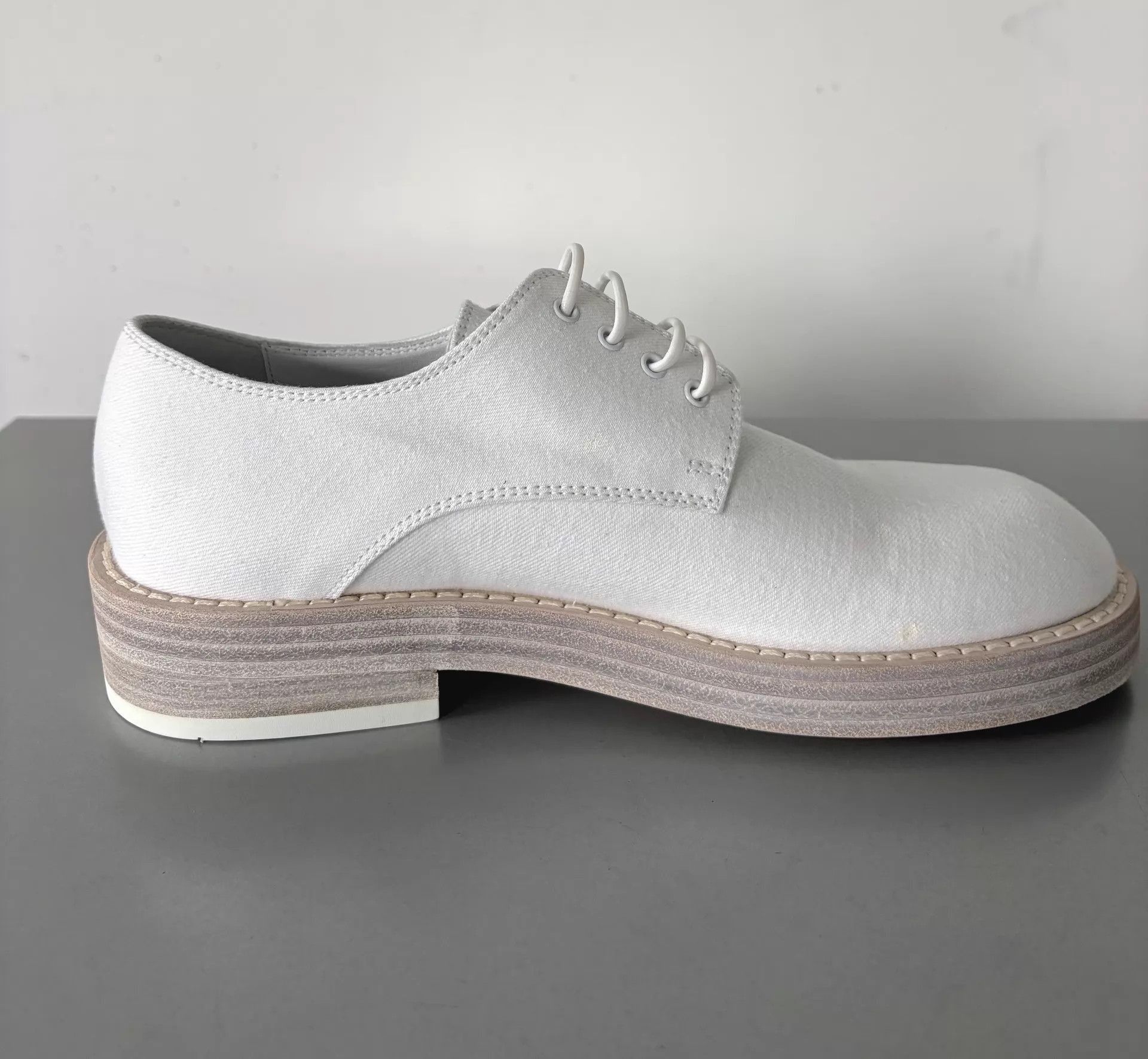Ann Demeulemeester White Lace-Up Formal Shoes Size 6.5 Size US 6.5 / EU 39-40 - 2 Thumbnail