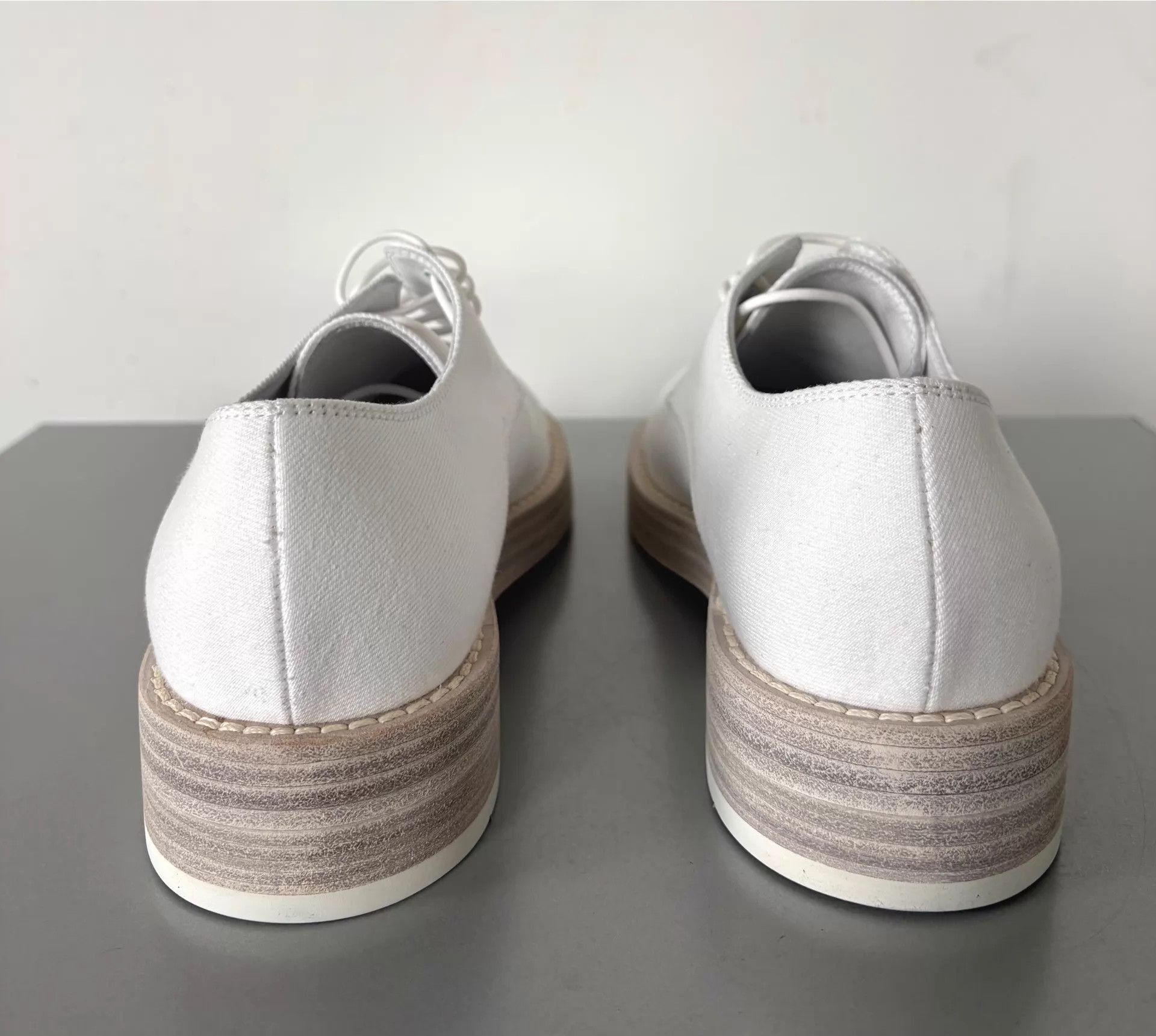 Ann Demeulemeester White Lace-Up Formal Shoes Size 6.5 Size US 6.5 / EU 39-40 - 5 Thumbnail