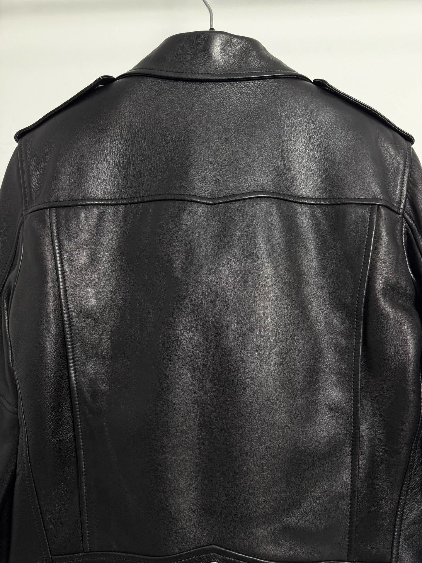 Saint Laurent Paris Black Leather Biker Jacket Size US M / EU 48-50 / 2 - 4 Thumbnail