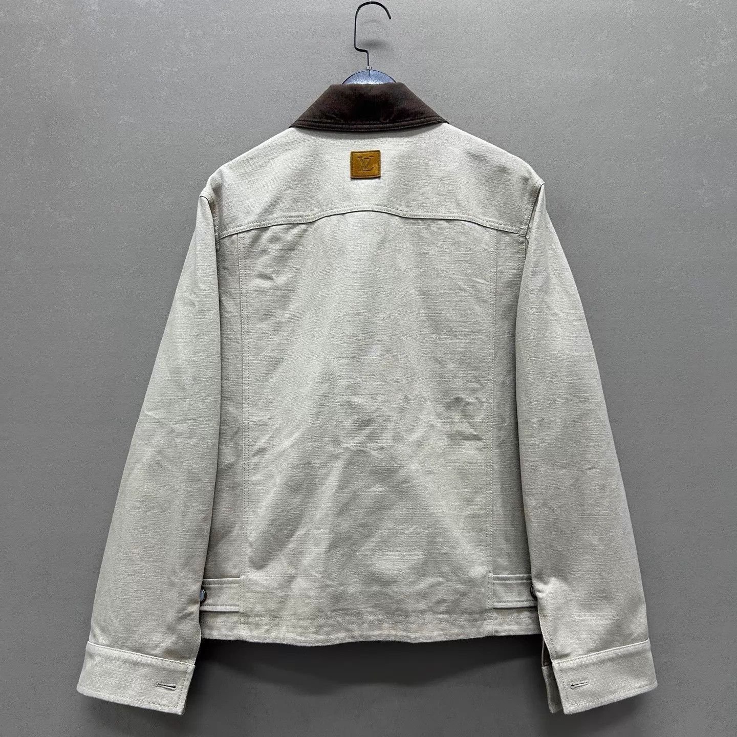 Louis Vuitton Beige Collar Zip-Up Light Jacket Size US S / EU 44-46 / 1 - 2 Thumbnail